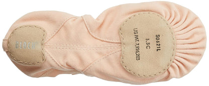 Bloch Dance Pro Zapatillas de ballet de tela, suela elÁstica dividida, para mujer, Rosado, 6.5 D US