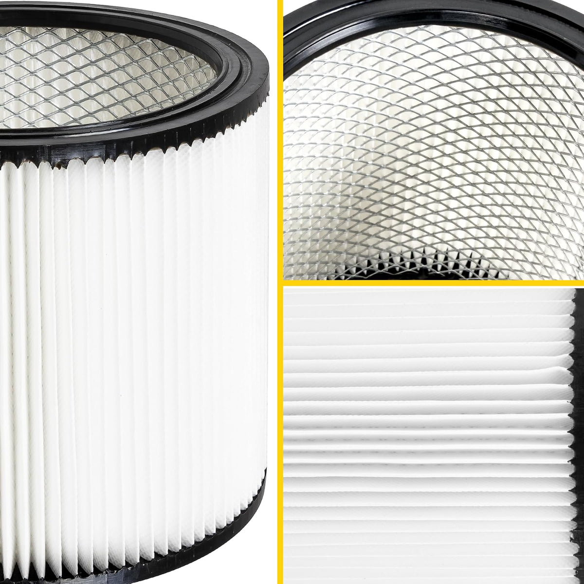 Stanley 08-2501 Filtro de Cartucho para Aspiradoras Húmedas/Secas 5-18 Galones