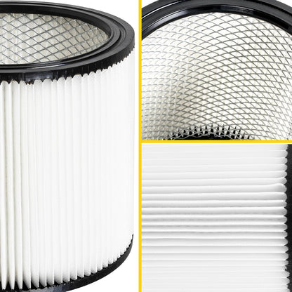Stanley 08-2501 Filtro de Cartucho para Aspiradoras Húmedas/Secas 5-18 Galones