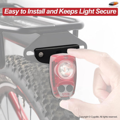 Cygolite - Soporte de luz Trasera para Luces traseras de Bicicleta Hypershot, Hotshot Pro y Hotshot Series con Soportes Duros (Montaje Original) pequeño
