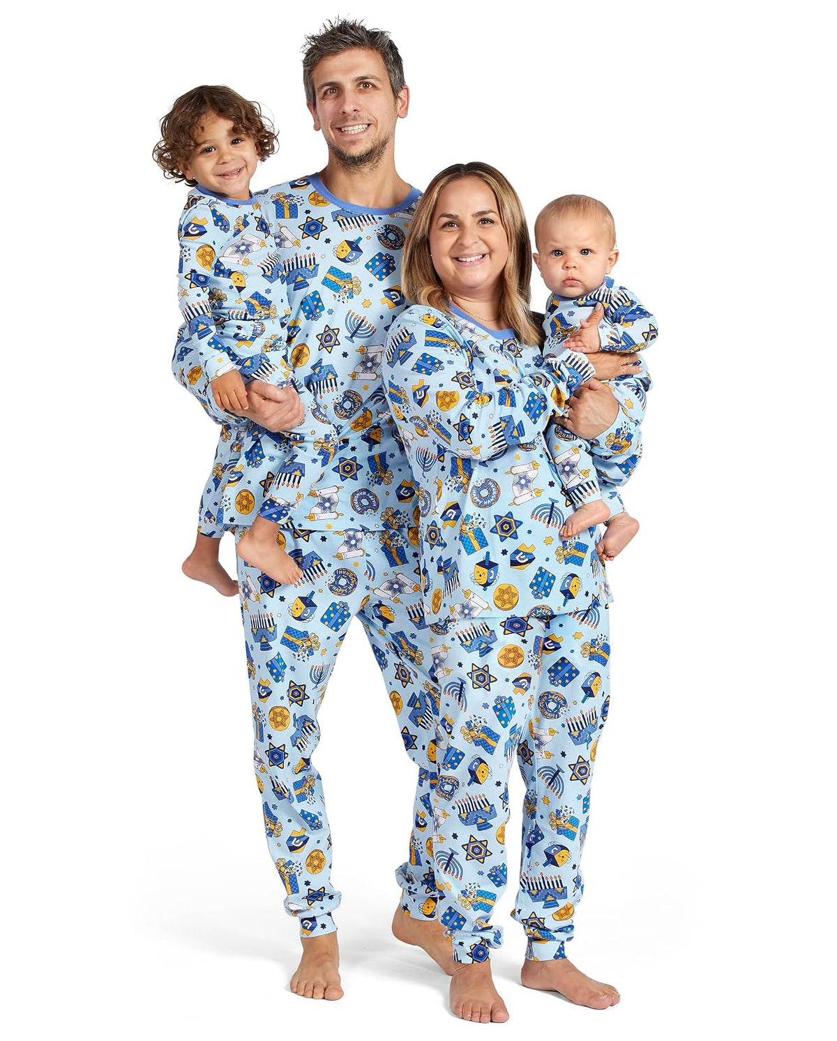 The Children's Place Conjunto de Pijama Hanukkah, algodón a Juego Familiar, Juego de Pijama niños Unisex