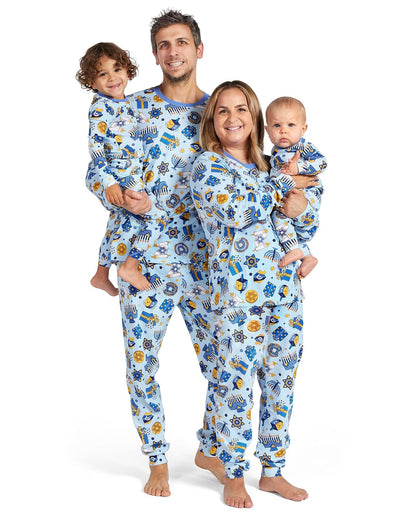 The Children's Place Conjunto de Pijama Hanukkah, algodón a Juego Familiar, Juego de Pijama bebés Unisex