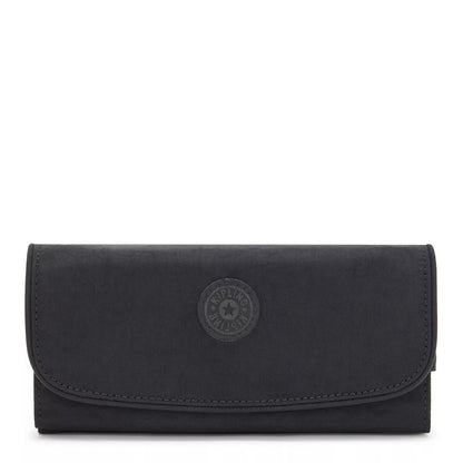 Kipling Money Land portafolios RFID para mujer - Talla Única - Negro (Black Noir)