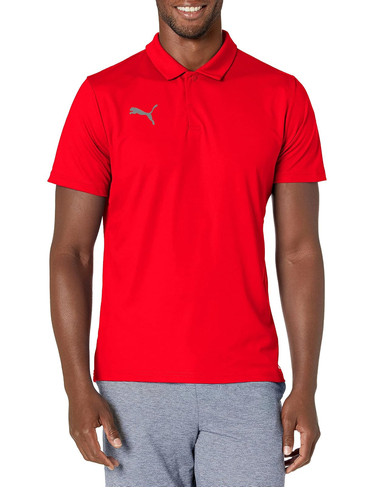 PUMA Polo TeamLIGA Sideline para Hombre - Rojo - Blanco - XXL
