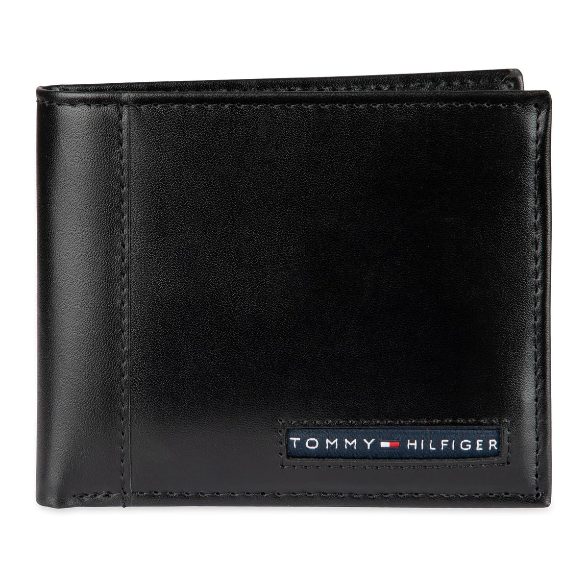 Tommy Hilfiger, Cartera multiusos de piel para hombre,