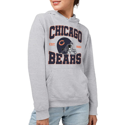 Junk Food Chicago Bears Team Helmet - Sudadera con Capucha para Adultos Sudadera con Capucha Unisex Adulto