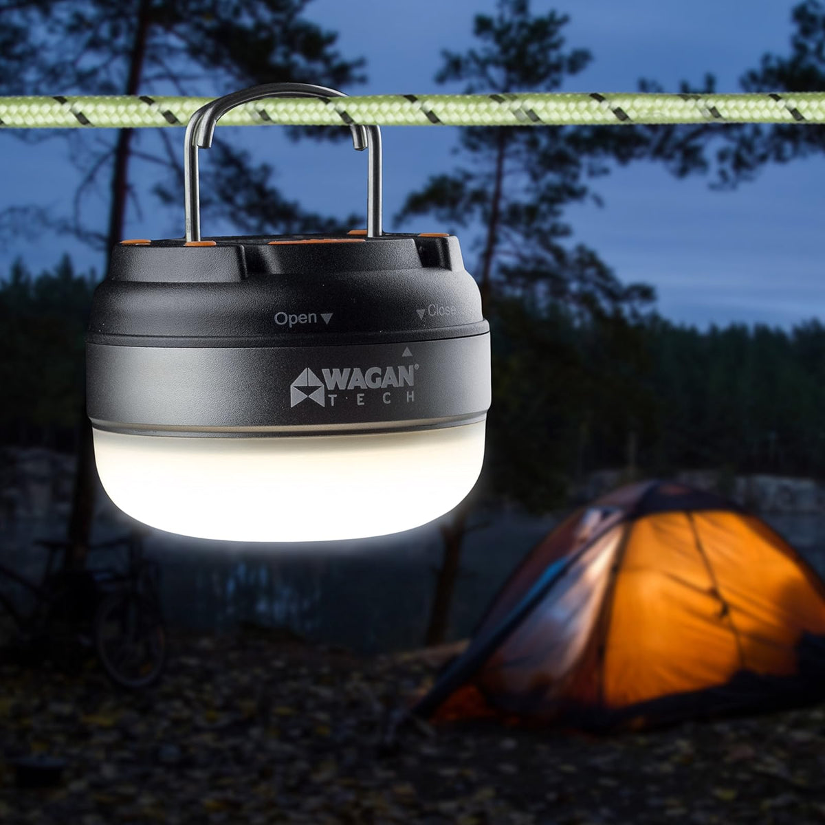 Wagan 4301 Camplites Linterna LED de Domo para Camping y Senderismo, Gris y Naranja
