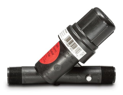 Rain Bird PRF07530S Drip Irrigation In-Line 30 PSI Pressure Regulating "Y" Filter, 3/4" Male Pipe Thread