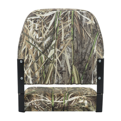 ERGOSEAT Asiento Acolchado Plegable con Respaldo para Bote Jon Camuflaje Max4