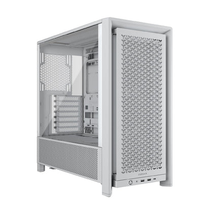Corsair Frame 4000D RS Caja Modular Mid-Tower para PC, Alto Flujo de Aire - FRAME 4000D RS - Blanco