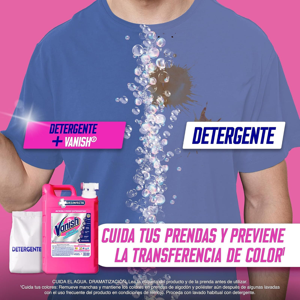 Vanish® Quitamanchas Líquido Multiusos para Ropa de Color de 9 L
