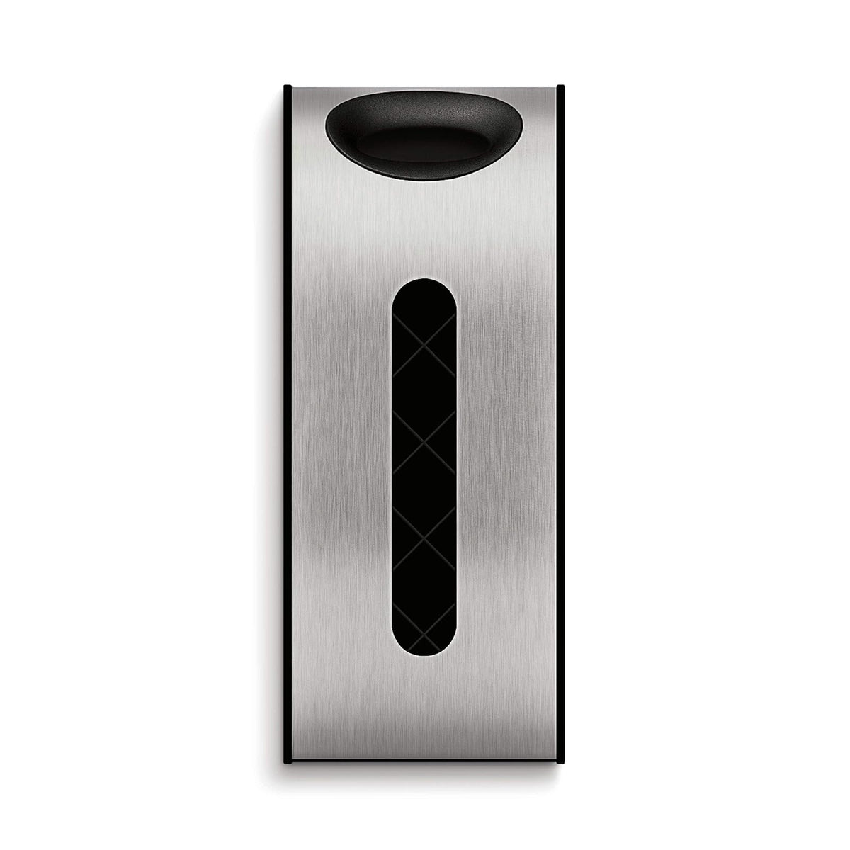simplehuman, dispensador de bolsas de pared, acero inoxidable cepillado