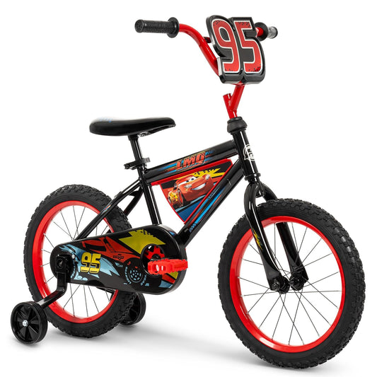 Huffy Disney and Marvel - Bicicleta de niño de 12/16 pulgadas para niños, múltiples opciones de color y diseños disponibles, ideal para mayores de 3 años, ruedas de entrenamiento extraíbles, asiento
