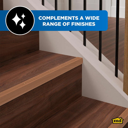 M-D Building Products 32012 - Borde de escalera de 36 pulgadas, acabado de metal