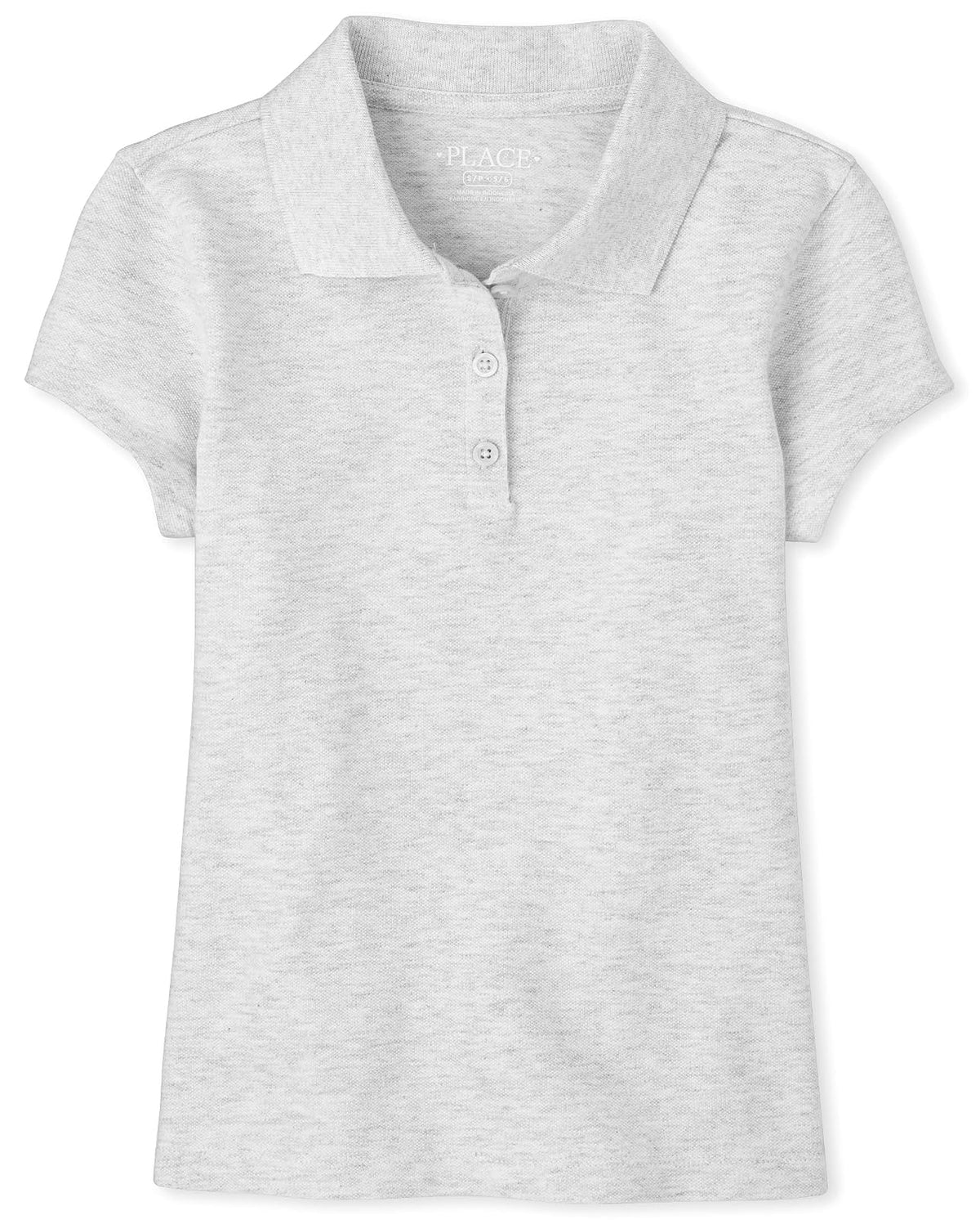 The Children's Place polo de piqué uniforme para niña, paquete de 2 - G - H - T Lunar