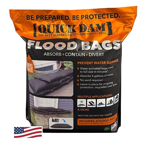 Quick Dam QD1224-6 Bolsas de inundación activadas por Agua