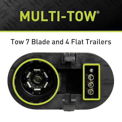 Hopkins Towing Solutions 40974 Multi-Tow Ajuste Exacto OE de Repuesto 7 Cuchillas y 4 Conectores Planos, Compatible con Modelos seleccionados, (por Favor, Verifica la aplicación del vehículo)