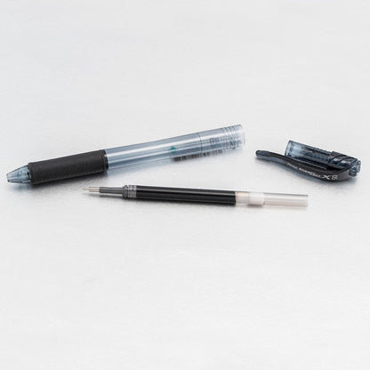 Pentel EnerGel-X Bolígrafo retráctil de tinta líquida en Gel, 0.5 mm, punta de aguja, tinta surtida, paquete de 8