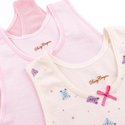 Baby Creysi Playera Sin Mangas para Niña Pack de 3 Algodón Hipoalergénico