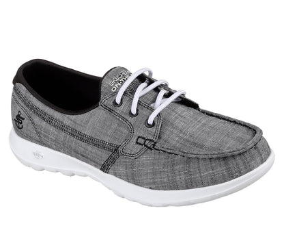 Skechers Go Walk Lite - 15433 Ancho Zapatos para Bote para Mujer | Zapatos para caminar, barco, amortiguación 5GEN, Goga Max, lavable a máquina, vegano