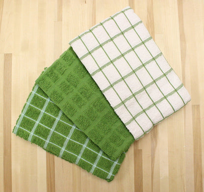 Ritz Kitchen Creations 100% Rizo de algodón Toallas de Cocina, Paquete de 3 63.50 cm x 38.10 cm, Cactus, 1