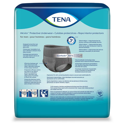 Tena Proskin Maximum Absorbency Incontinence Underwear For Men, S/M, 80 Count