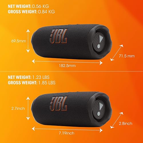JBL Flip 7 Bocina Portátil Bluetooth, Batería Integrada, Resistente al Agua - Negro