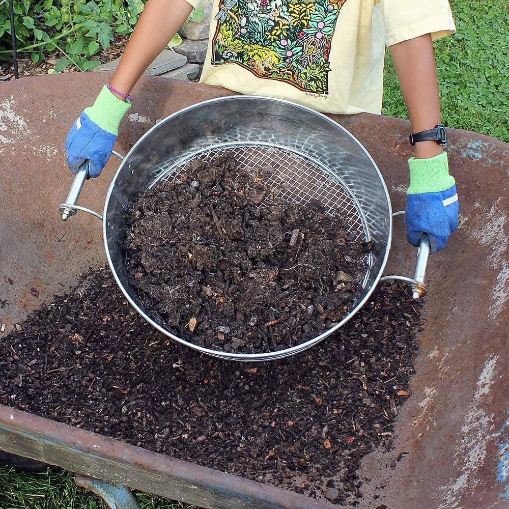 Achla Designs - Tamiz de compost con asas