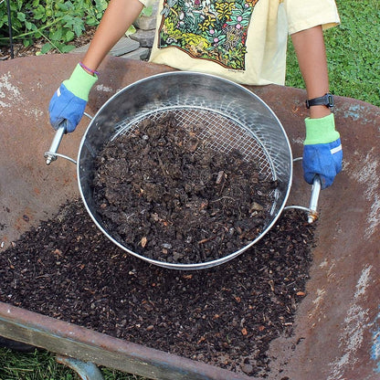 Achla Designs - Tamiz de compost con asas