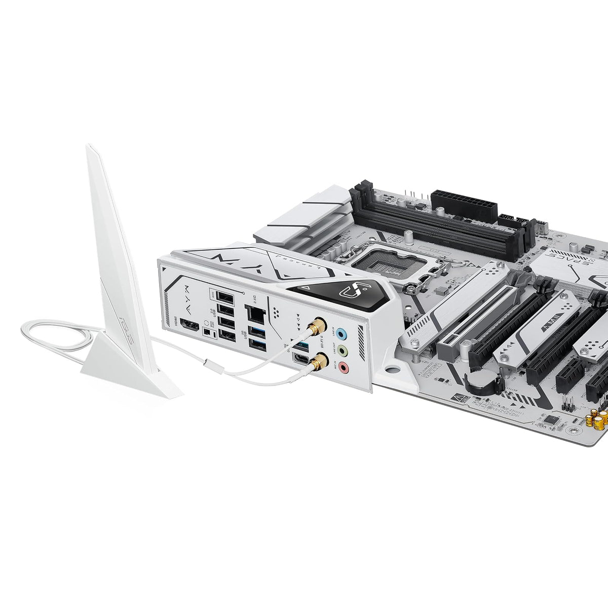 ASUS Z790-AYW WiFi W II Intel Z790 (LGA 1700) ATX Placa Base con PCIe® 5.0, 3X M.2, 12+1 DrMOS, DDR5, WiFi 6, 2.5Gb LAN, HDMI, USB 10Gbps Type-C®, USB 10Gbps Type-C®, Thunderbolt™, USB4®, Aura Sync