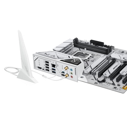 ASUS Z790-AYW WiFi W II Intel Z790 (LGA 1700) ATX Placa Base con PCIe® 5.0, 3X M.2, 12+1 DrMOS, DDR5, WiFi 6, 2.5Gb LAN, HDMI, USB 10Gbps Type-C®, USB 10Gbps Type-C®, Thunderbolt™, USB4®, Aura Sync