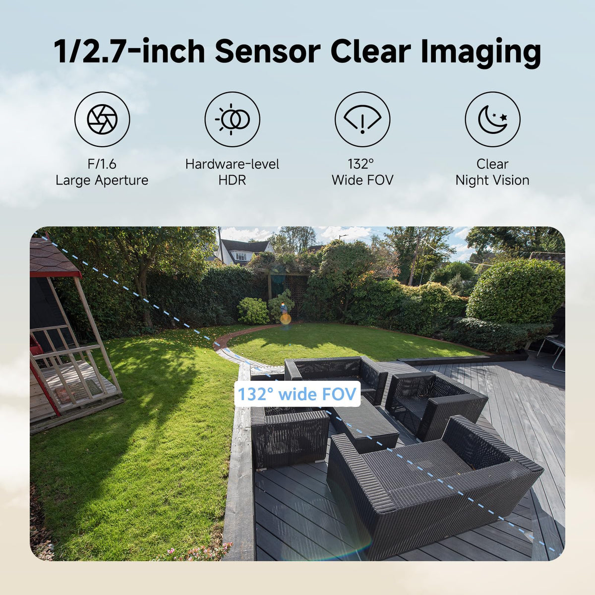 Xiaomi Solar Outdoor Camera BW400 Pro Set | Cámara de Seguridad Exterior con Panel Solar | Visión Nocturna, IP66, Detección de Movimiento y Audio Bidireccional