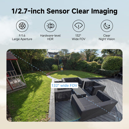 Xiaomi Solar Outdoor Camera BW400 Pro Set | Cámara de Seguridad Exterior con Panel Solar | Visión Nocturna, IP66, Detección de Movimiento y Audio Bidireccional