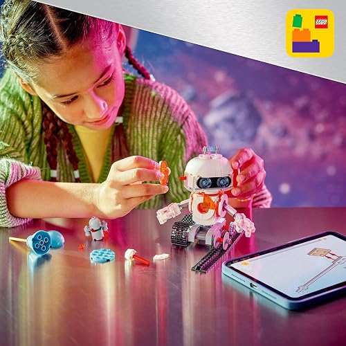 Lego® Creator 3en1 Robot Espacial Juguete sobre Ciencia, transformable en Figura de Perro o Modelo de Cohete, Regalo con temática Espacial para niños y niñas de 8 años o más 31164