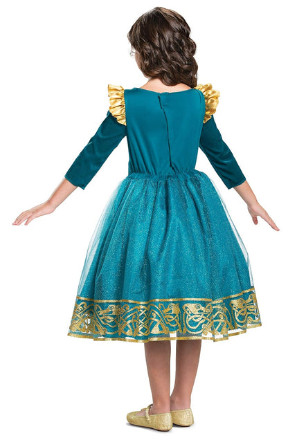 Disguise Disney Princess Merida Classic - Disfraz para niña, azul, XS (3T-4T)