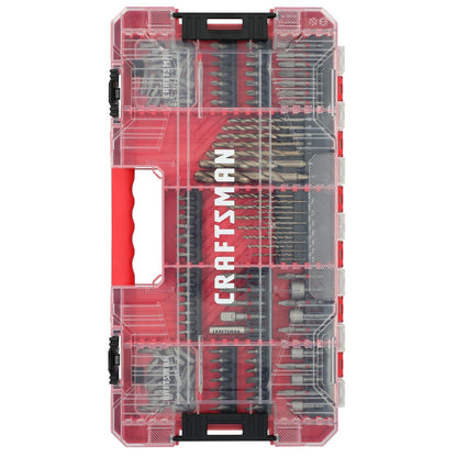 CRAFTSMAN Juego de 140 piezas de brocas de perforación/desarmador (CMAF140SET)