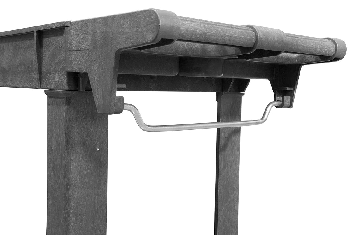 Wen 73009 Carrito de Servicio de Dos estantes de 500 Libras, Capacidad de 40 x 17 Pulgadas