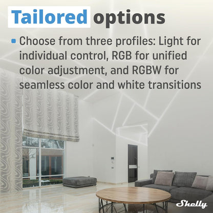 Shelly Plus RGBW PM - Módulo Controlador RGBW Para Tiras LED Wi-Fi Y Bluetooth, 12-24 VDC, Medidor De Consumo Eléctrico Integrado, No Necesita Hub, Aplicación iOS, Android (2 Piezas)
