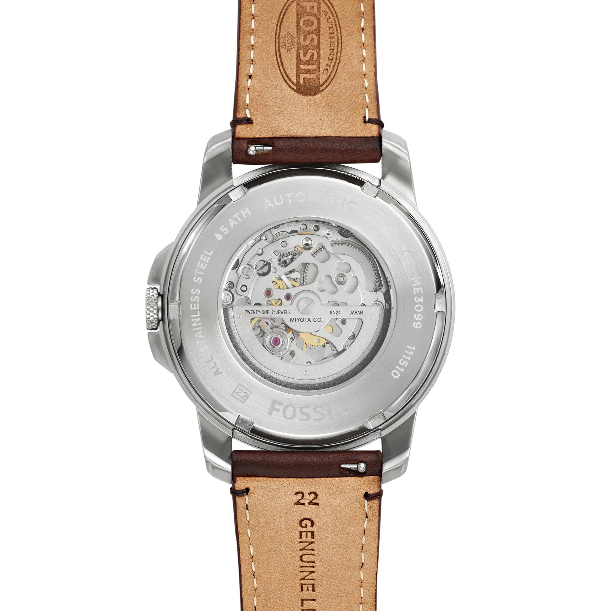 Fossil ME3099 Reloj Grant, Análogo, Redondo para Hombre
