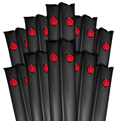 Pool Mate 1-3811-20-BLK-10 Bolsas de Agua para Cubierta de Piscina, Paquete de 10, cámara Doble Negra de 10 pies, Calibre 20