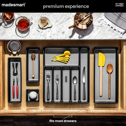 Madesmart Cubeta Clásico de 15.5 X 6.6 Pulgadas, Organizador de Almacenamiento Multiusos