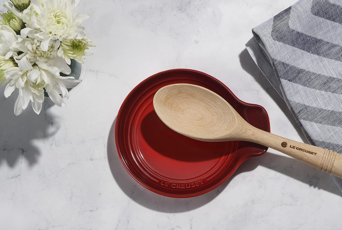 Le Creuset Signature - Cuchara de gres, 6 pulgadas, color blanco