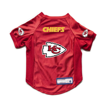Littlearth Playera Elástica con Licencia Oficial NFL para Mascotas - Chicago Bears - M