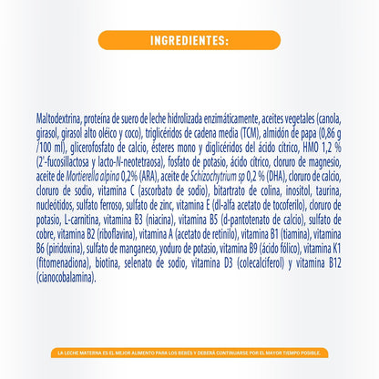 Fórmula para lactantes con necesidades especiales de nutrición, Alfaré® HMOs, 400g