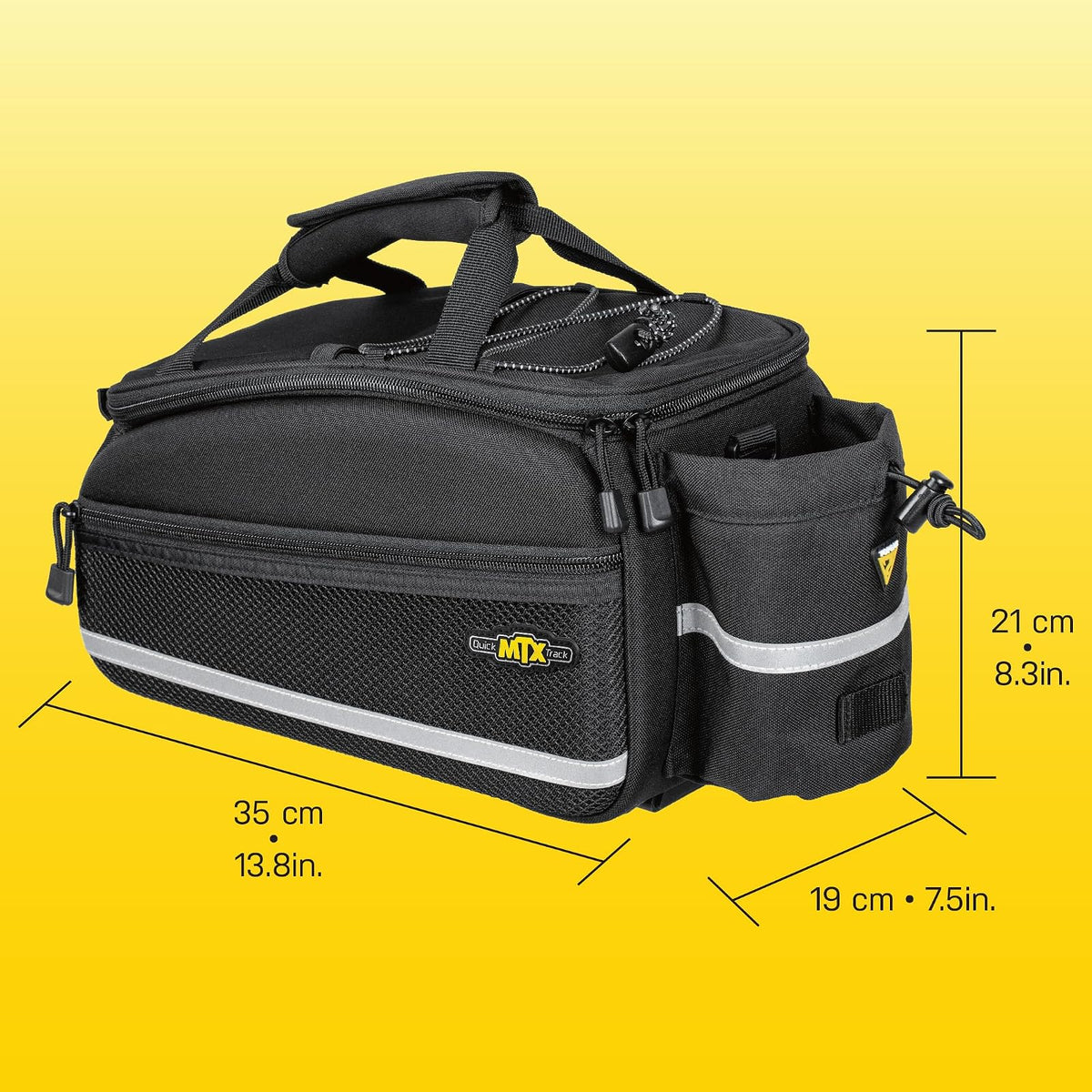 Topeak MTX - Bolsa para maletero EX, color negro, talla única
