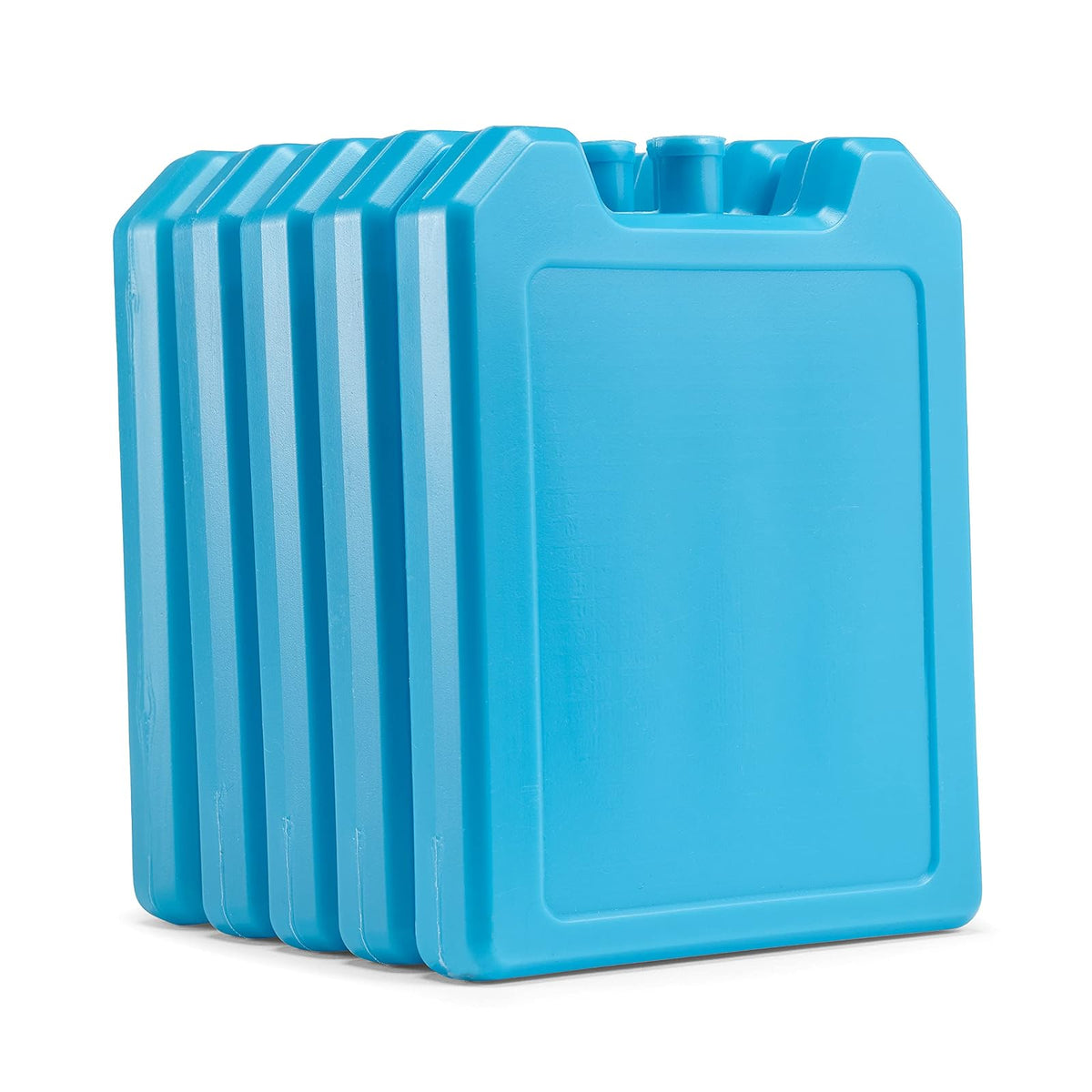 Fit & Fresh Cool Coolers, paquete de 5 bloques de hielo para días de la semana, paquetes de hielo compactos y reutilizables para loncheras y enfriadores, azul