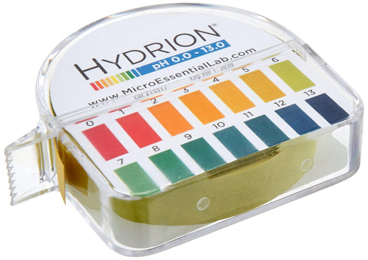 pHydrion 0 to 13 pH Jumbo pH Papers, Range 0 to 13, 50 Ft/Roll