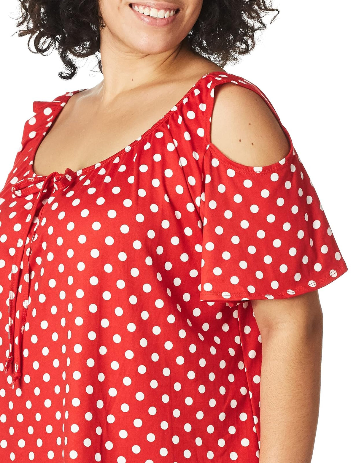 Star Vixen Camiseta Campesina de Manga Corta con Hombros Descubiertos para Mujer