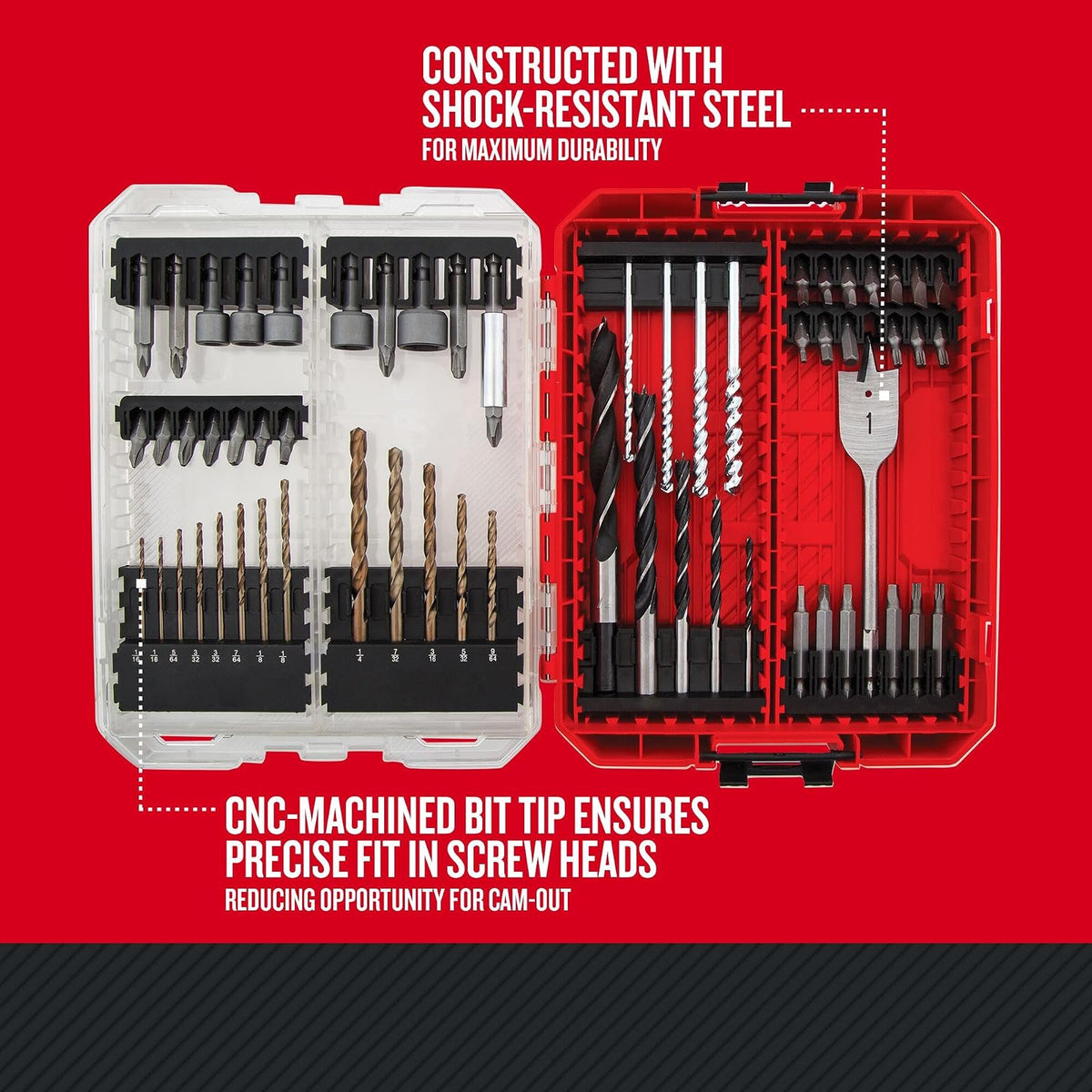 CRAFTSMAN - Juego de brocas de 60 piezas (CMAF1260)