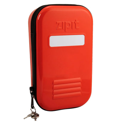 ZIPIT Cerradura Estuche para lápices para niños | Estuche de gran capacidad | Estuche escolar para niñas y niños (Roja)